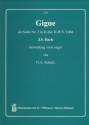 Gigue uit Suite Nr.3  D-Dur BWV1068 voo orgel