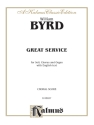 The Great Service for soli, chorus and organ score