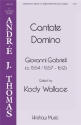 Cantate Domino SSAATTBB A Cappella Choral Score