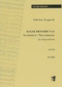Three miniatures for string orchestra String Orchestra Set