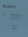 Sonaten op. 120 fr Klarinette und Klavier Violine und Klavier