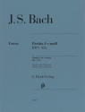 Partita c-Moll Nr.2 BWV 826 fr Klavier  Ausgabe ohne Fingersatz