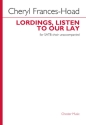 Lordings, Listen to Our Lay SATB Choral Score