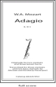 Adagio K.411 Clarinet Quintet Partitur + Stimmen