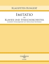 Imitatio fr Klavier und Streichorchester Partitur und Stimmen