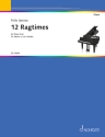 12 Ragtimes fr Klavier zu 4 Hnden