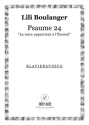 Psalm 24 'La terre appartient  l'ternel' Chor und Orchester Klavierauszug