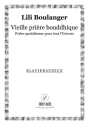 Vieille Prire Bouddhique Chor und Orchester Klavierauszug