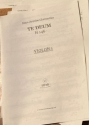 Te Deum H 146, tiefe Ausgabe H 146 Chor und Orchester Orchestermaterial