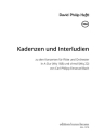 Kadenzen und Interludien zu 2 Konzerten von C.P. E. Bach fr Flte