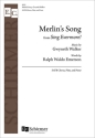 Merlin's Song SATB, Flute and Piano Choral Score