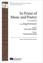 In Praise of Music and Poetry Sbar Soli and Piano Choral Score