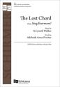 The Lost Chord SATB, Flute and Piano Choral Score