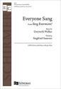 Everyone Sang SATB, Flute and Piano Choral Score