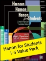 Hanon for Students 1-3 Value Pack Piano teaching material