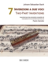 7 Invenzioni a due voci Harmonica Book