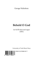 Behold O God SATB and Organ Choral Score