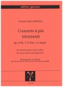 Concerto a piu istrumenti op. 6 Nr. 7 A-Dur fr Streichorchester und Cembalo Stimmsatz