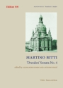 Dresden' Sonata No. 4 violin & basso continuo Full score and  parts