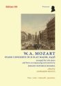 Piano concerto in B flat major flute, violin, cello & piano Full score and  parts