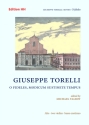 Motet: O fideles, modicum sustinete tempus alto, two violins & continuo Full score and parts