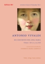 Six concertos for Anna Maria, volume 1 violin, strings & continuo Full score