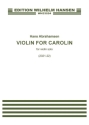 VIOLIN FOR CAROLIN Violin Score