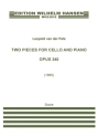 Two pieces for cello and piano, Op. 240 Cello and Piano Set