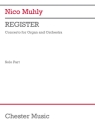 Register (Solo Part) Orchestra and Organ Organ