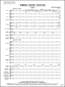 Three Celtic Dances (c/b score) Symphonic wind band
