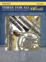 Three For All Winds - Treble Clef C Symphonic wind band