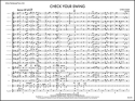 Check Your Swing (j/e score) Jazz band