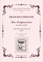 Due composizioni per clavicembalo Clavicembalo solo Partitura