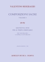 Composizioni Sacre, volume 4 Coro e Organo, Coro a Cappella Partitura
