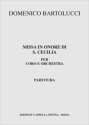 Messa in onore di S. Cecilia Coro e Orchestra Partitura