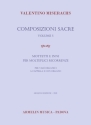 Composizioni Sacre, volume 5 Coro e Organo, Coro a Cappella Partitura
