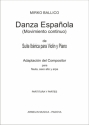 Danza Espaola (Movimiento continuo) Trio con Pianoforte, Sax, Arpa, Flauto Partitura e parti