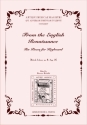 From the English Renaissance Organo solo, Clavicembalo solo Partitura