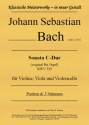 Sonata C-Dur fr Streichtrio BWV 529