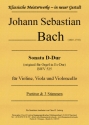 Sonata D-Dur fr Streichtrio BWV 525