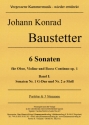 6 Sonaten fr Oboe, Violine und Basso Continuo op. 1 Band I