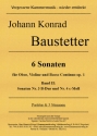 6 Sonaten fr Oboe, Violine und Basso Continuo op. 1 Band II