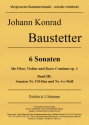 6 Sonaten fr Oboe, Violine und Basso Continuo op. 1 Band III