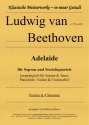 Adelaide fr Bariton und Streichquartett