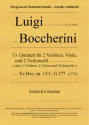 13. Quintett fr 2 Violinen, Viola und 2 Violoncelli, Es-Dur, op. 13/1' G 277