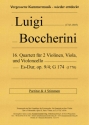 16. Quartett fr 2 Violinen, Viola und Violoncello, Es-Dur, op. 9, Nr.4, G 174