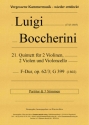 21. Quintett fr 2 Violinen, 2 Violen und Violoncello,F-Dur, op. 62/3' G 399