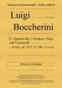 32. Quartett fr 2 Violinen, Viola und Violoncello, A-Dur, op. 24, Nr. 2, G 190