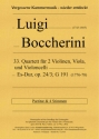 33. Quartett fr 2 Violinen, Viola und Violoncello, Es-Dur, op. 24,3, G 191