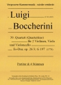 39. Quartett (Quartettino) fr 2 Violinen, Viola, und Violoncelli, Es-Dur, op. 2